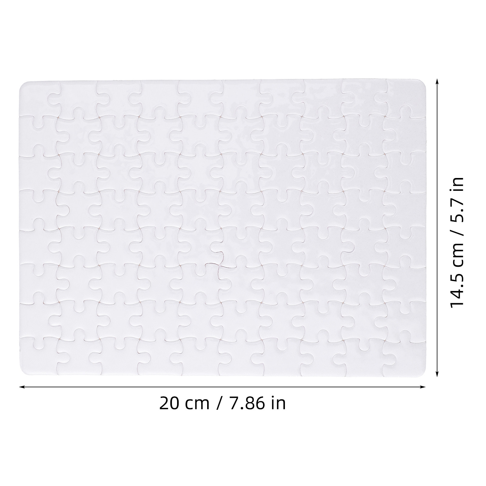 Puste arkusze do układania puz – Puzzle Blank White recenzja i cena