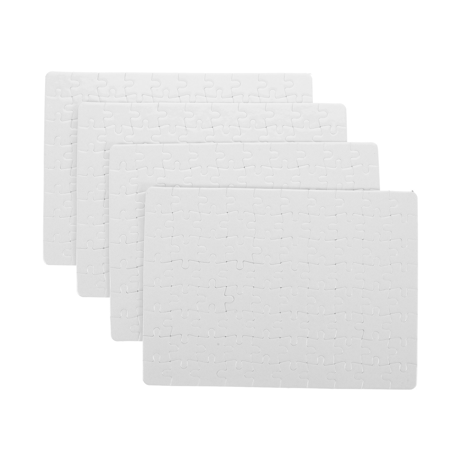 4 arkusze pustych elementów do – Puzzle Blank White recenzja i cena