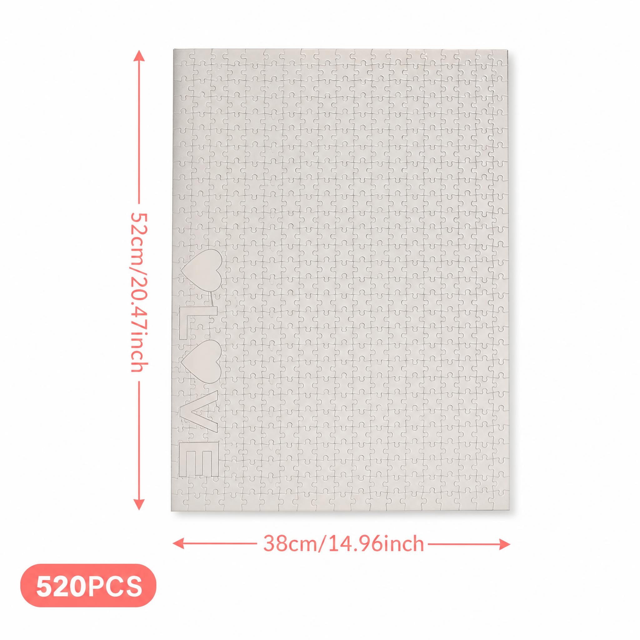 520 elementów – puzzle w czyst – Puzzle Blank White recenzja i cena