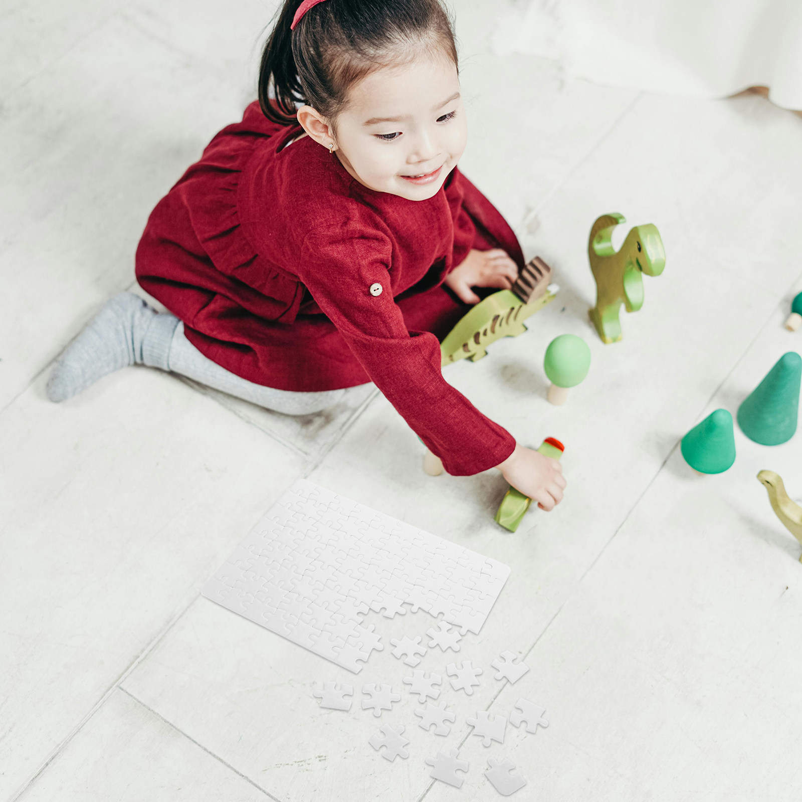 Biały zestaw do tworzenia puzz – Puzzle Blank White recenzja i cena