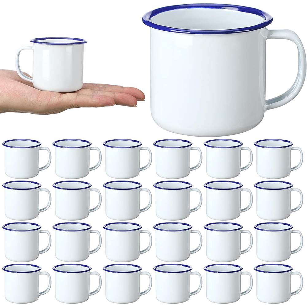 Mini Emaliowane Kempingowe Kub – Sublimation Mug White recenzja i cena